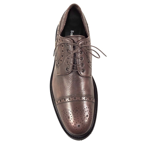BALDININI ?? MEN\'S BROWN SOFT LEATHER COMFORT OXFORD